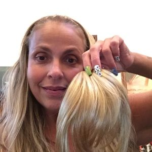 🌼Blonde Portable Bangs🌼